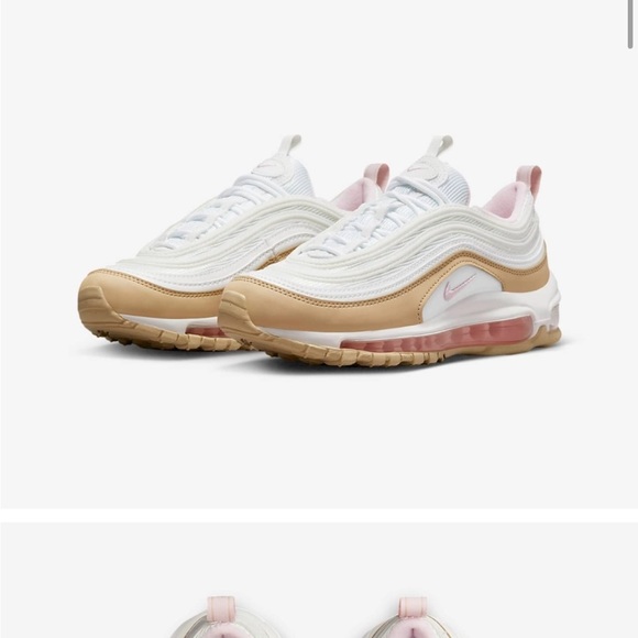 Nike White and Pink Sneakers Sleek Design - Picture 5 of 5